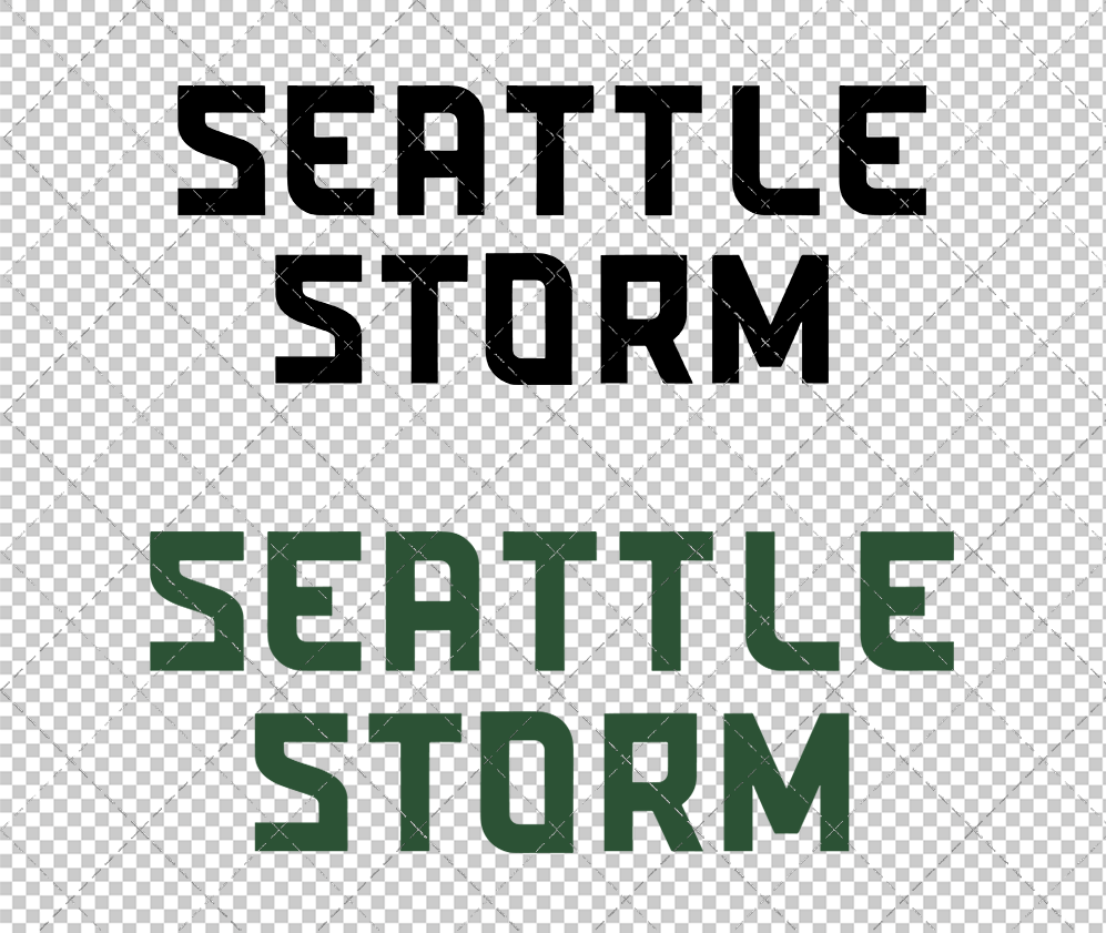 Seattle Storm Wordmark 2021, Svg, Dxf, Eps, Png - SvgShopArt