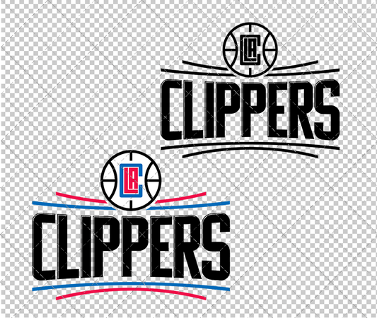 Los Angeles Clippers 2015, Svg, Dxf, Eps, Png - SvgShopArt