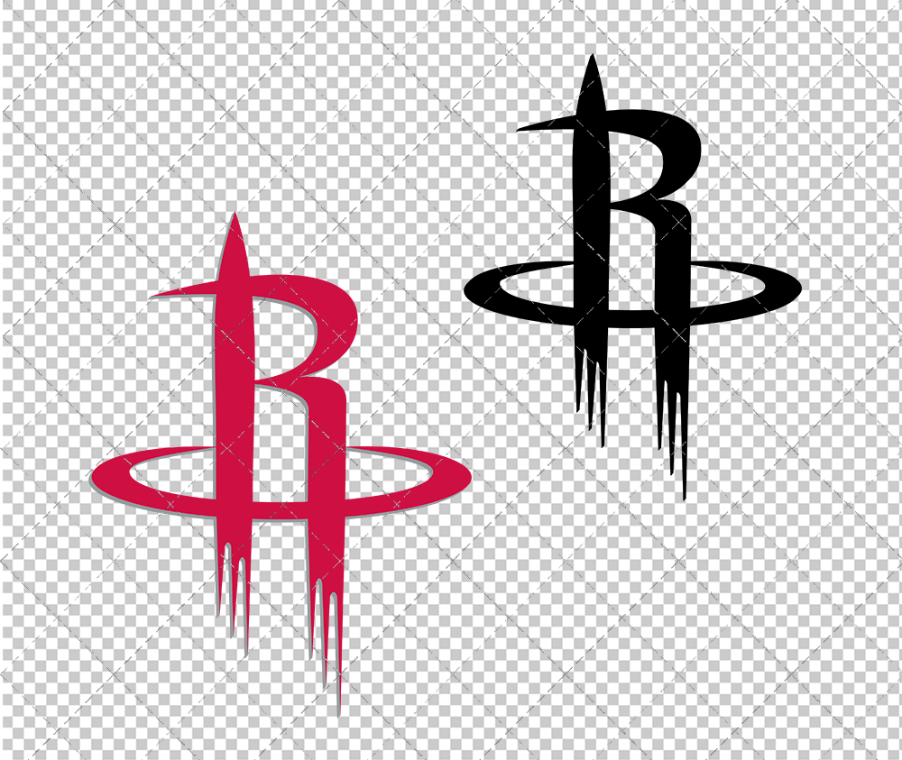 Houston Rockets Alternate 2019 002 003, Svg, Dxf, Eps, Png - SvgShopArt