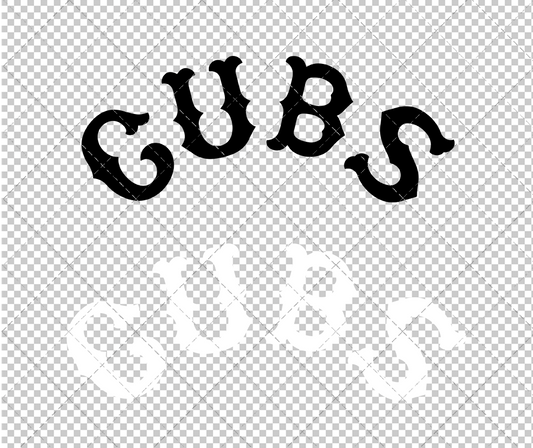 Chicago Cubs Jersey 1915 002, Svg, Dxf, Eps, Png - SvgShopArt