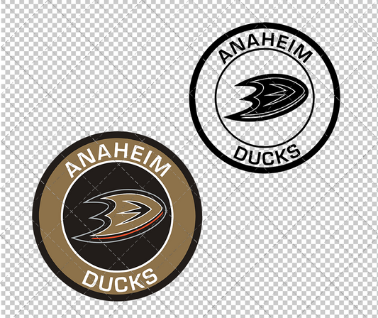 Anaheim Ducks Circle 2010 003, Svg, Dxf, Eps, Png - SvgShopArt