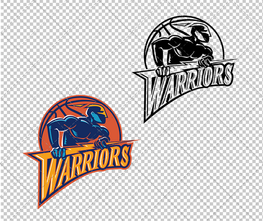 Golden State Warriors 1997, Svg, Dxf, Eps, Png - SvgShopArt