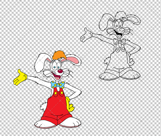 Roger Rabbit - Who Framed Roger Rabbit, Svg, Dxf, Eps, Png - SvgShopArt