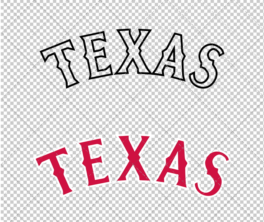 Texas Rangers Jersey 1994, Svg, Dxf, Eps, Png - SvgShopArt