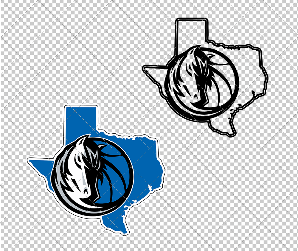 Dallas Mavericks Concept 2017 004, Svg, Dxf, Eps, Png - SvgShopArt