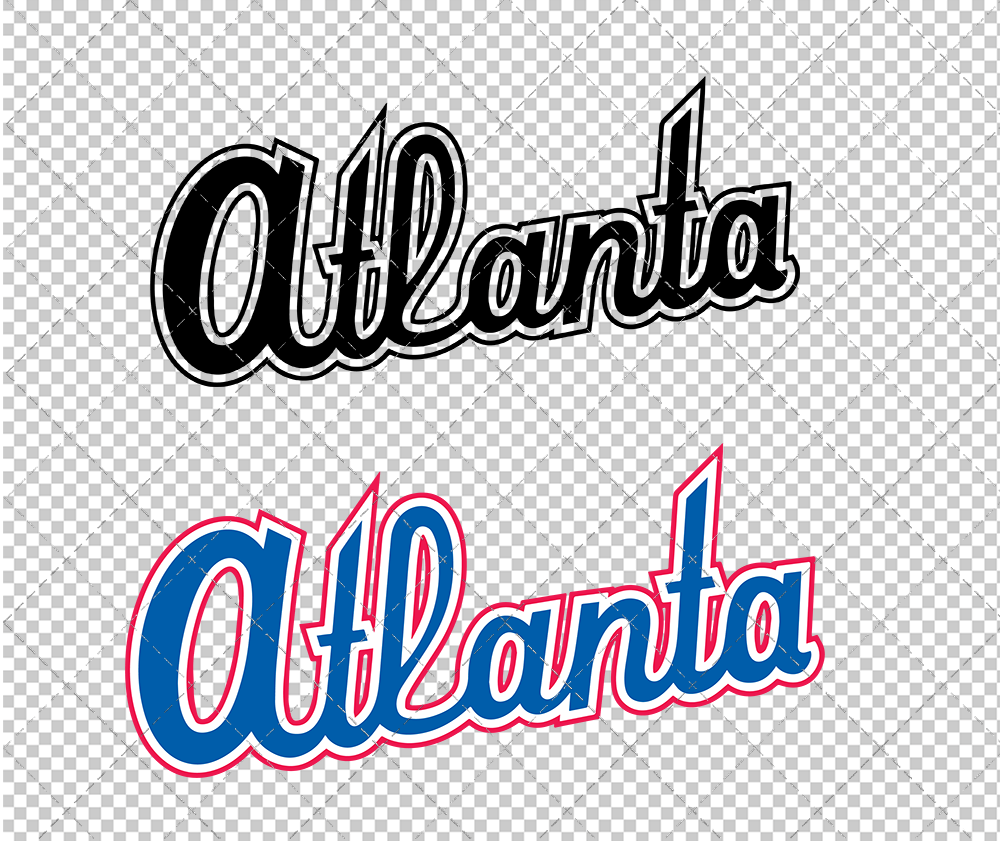 Atlanta Braves Jersey 1976, Svg, Dxf, Eps, Png - SvgShopArt