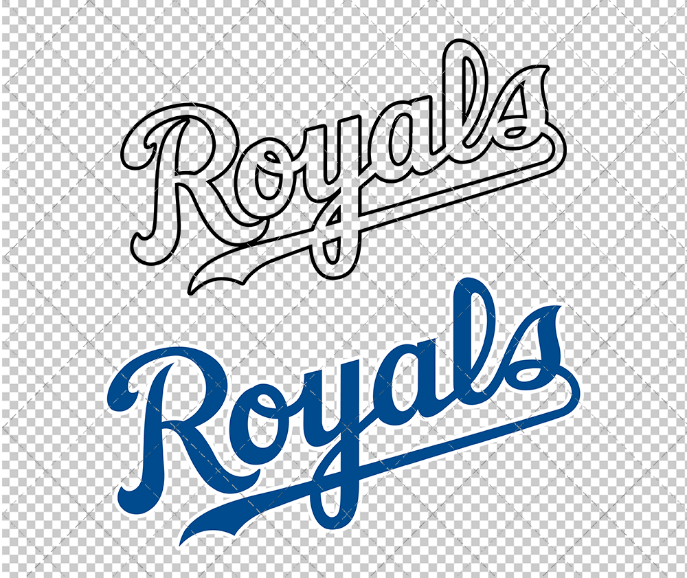 Kansas City Royals Jersey 2003, Svg, Dxf, Eps, Png - SvgShopArt