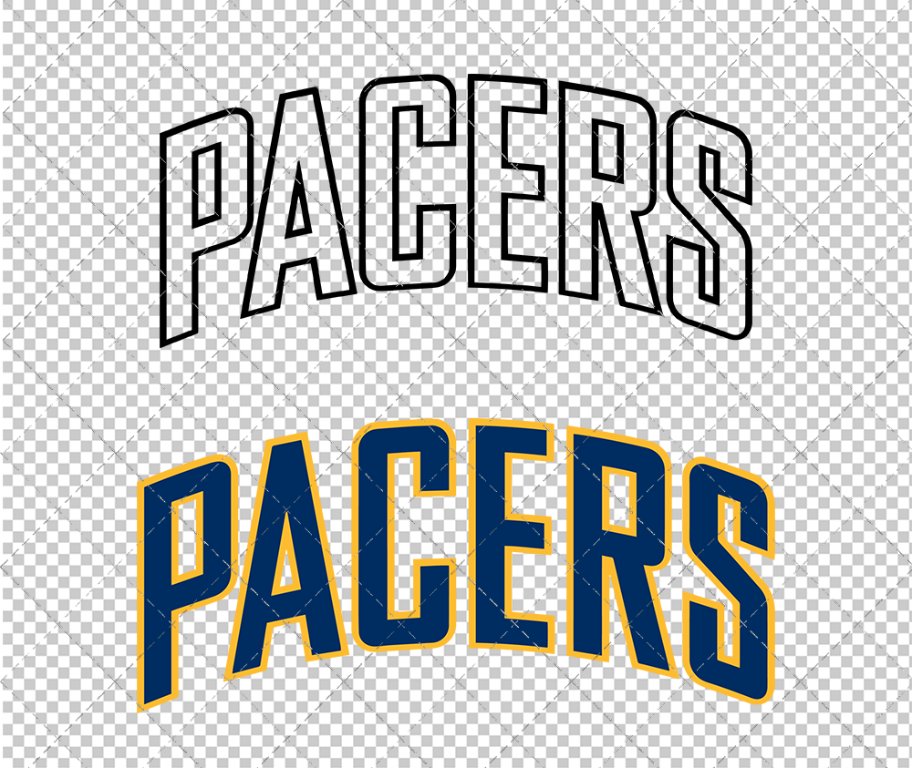 Indiana Pacers Jersey 2005, Svg, Dxf, Eps, Png - SvgShopArt