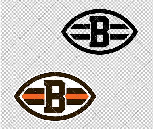 Cleveland Browns Alternate 2003, Svg, Dxf, Eps, Png - SvgShopArt