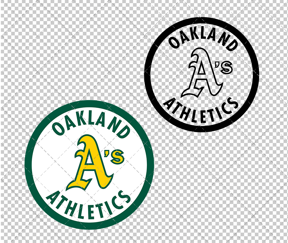 Oakland Athletics 1982, Svg, Dxf, Eps, Png - SvgShopArt