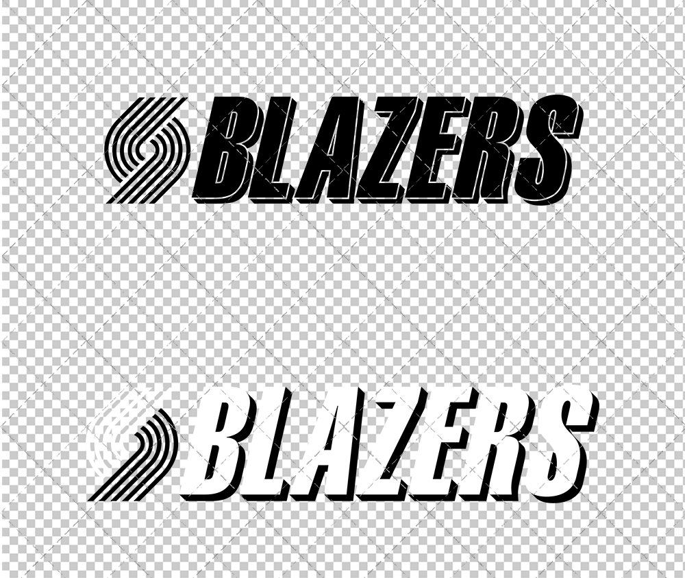 Portland Trail Blazers Secondary 1991, Svg, Dxf, Eps, Png - SvgShopArt