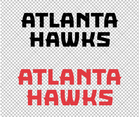 Atlanta Hawks Wordmark 2015, Svg, Dxf, Eps, Png - SvgShopArt