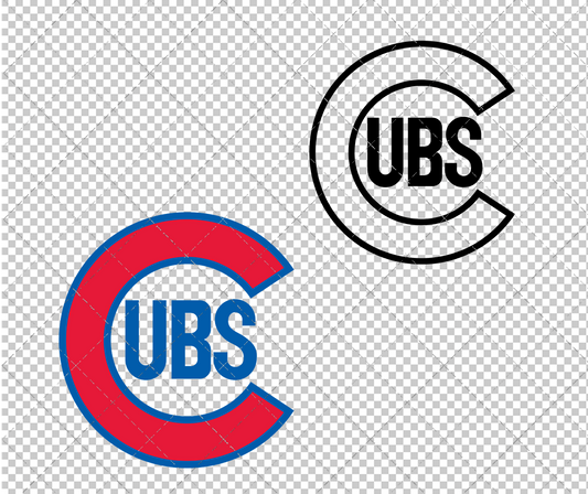 Chicago Cubs 1937, Svg, Dxf, Eps, Png - SvgShopArt