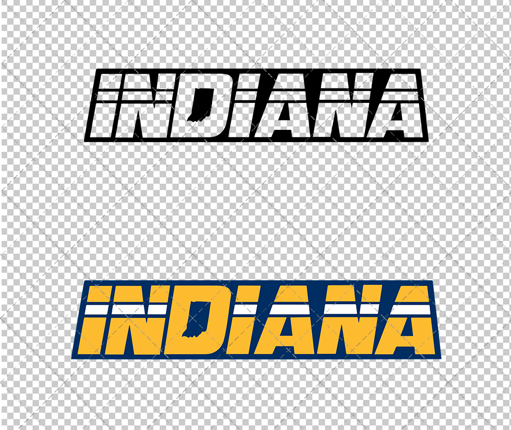 Indiana Pacers Jersey 2017 003, Svg, Dxf, Eps, Png - SvgShopArt