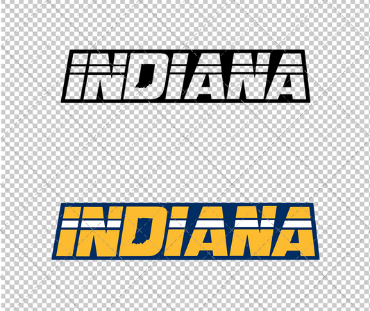 Indiana Pacers Jersey 2017 003, Svg, Dxf, Eps, Png - SvgShopArt