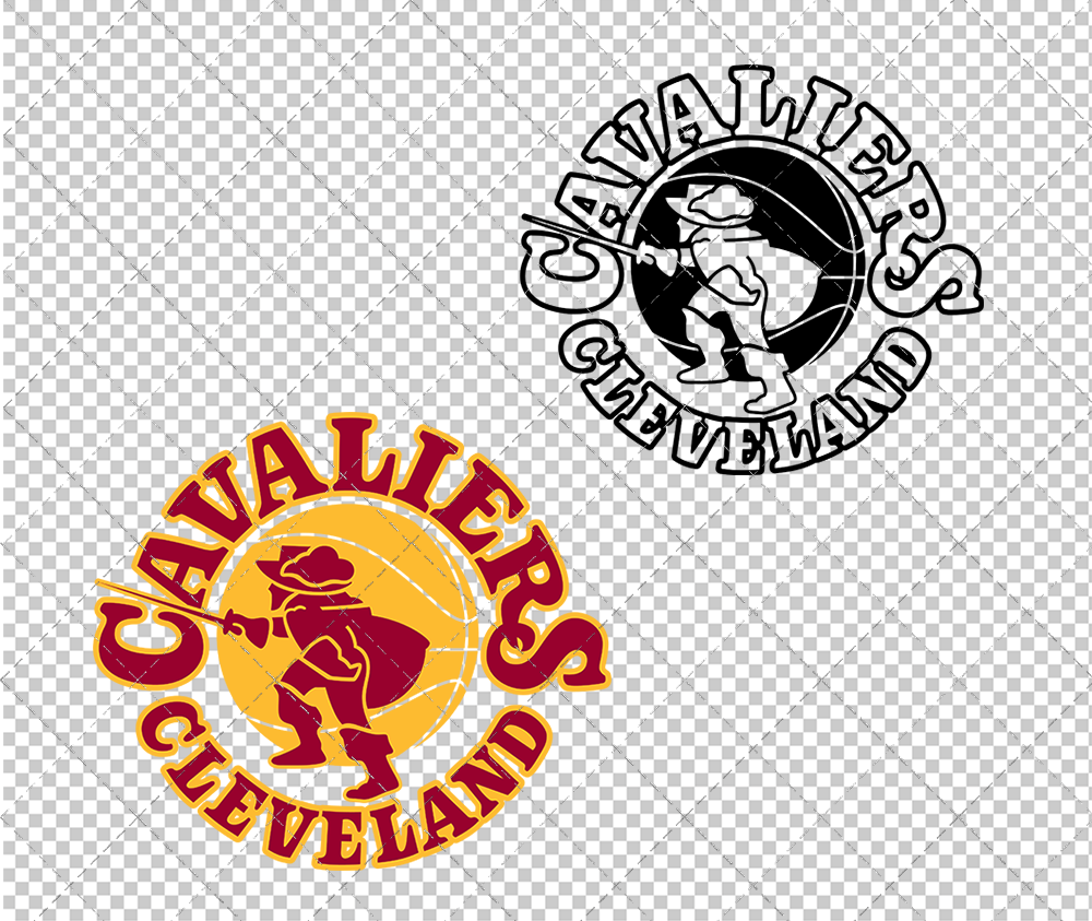 Cleveland Cavaliers 1970, Svg, Dxf, Eps, Png - SvgShopArt
