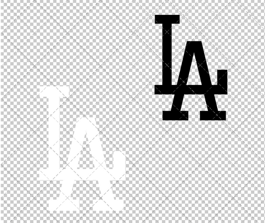 Los Angeles Dodgers Cap 1972, Svg, Dxf, Eps, Png - SvgShopArt