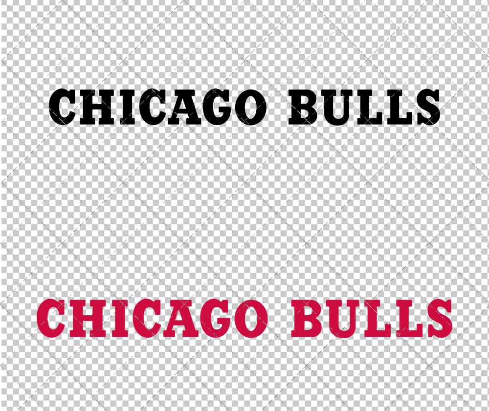 Chicago Bulls Wordmark 1972 003, Svg, Dxf, Eps, Png - SvgShopArt