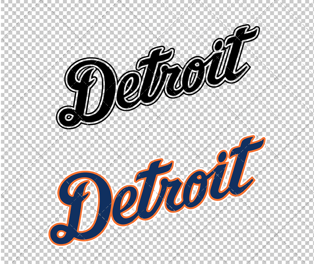 Detroit Tigers Jersey 1994, Svg, Dxf, Eps, Png - SvgShopArt