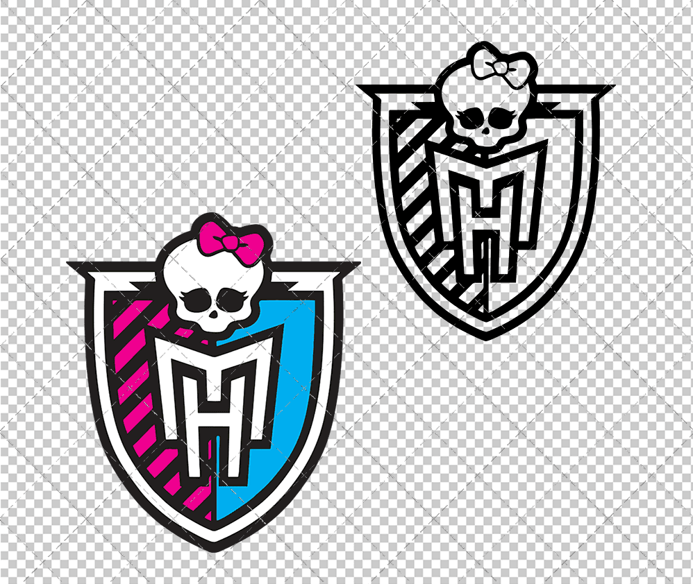 Monster High Logo, Svg, Dxf, Eps, Png - SvgShopArt
