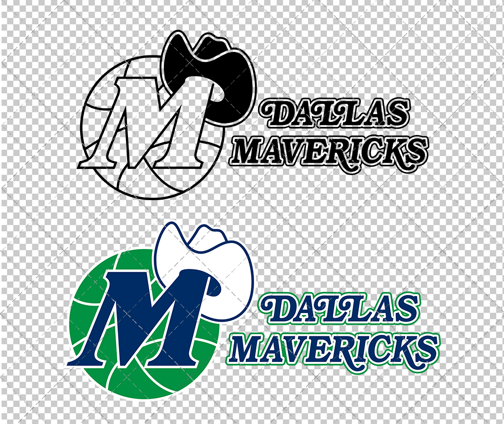 Dallas Mavericks 1980, Svg, Dxf, Eps, Png - SvgShopArt