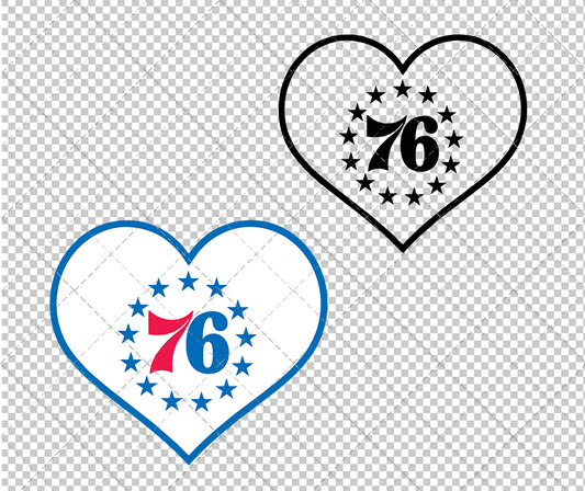 Philadelphia 76ers Concept 2015, Svg, Dxf, Eps, Png - SvgShopArt