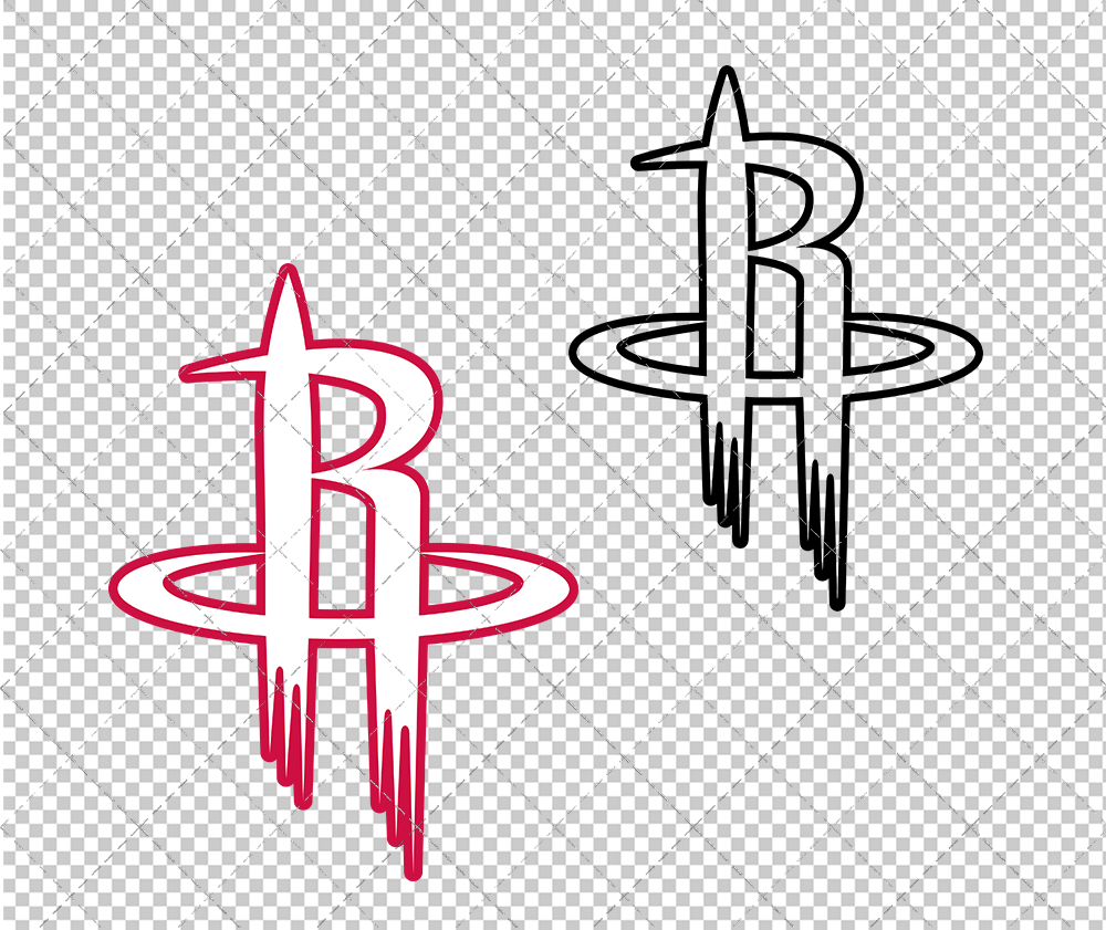Houston Rockets Concept 2019 004, Svg, Dxf, Eps, Png - SvgShopArt