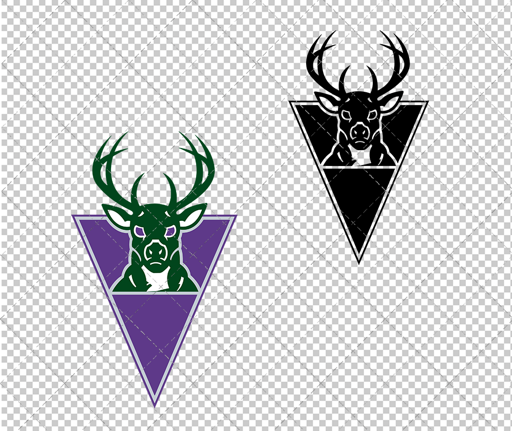 Milwaukee Bucks Alternate 1999 003, Svg, Dxf, Eps, Png - SvgShopArt