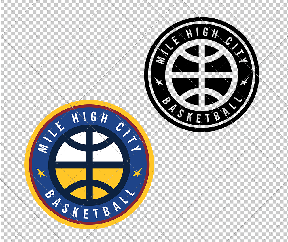 Denver Nuggets Alternate 2018 003, Svg, Dxf, Eps, Png - SvgShopArt