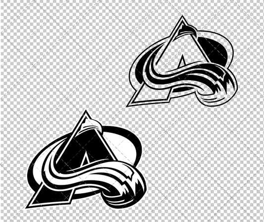 Colorado Avalanche Concept 1999 010, Svg, Dxf, Eps, Png - SvgShopArt