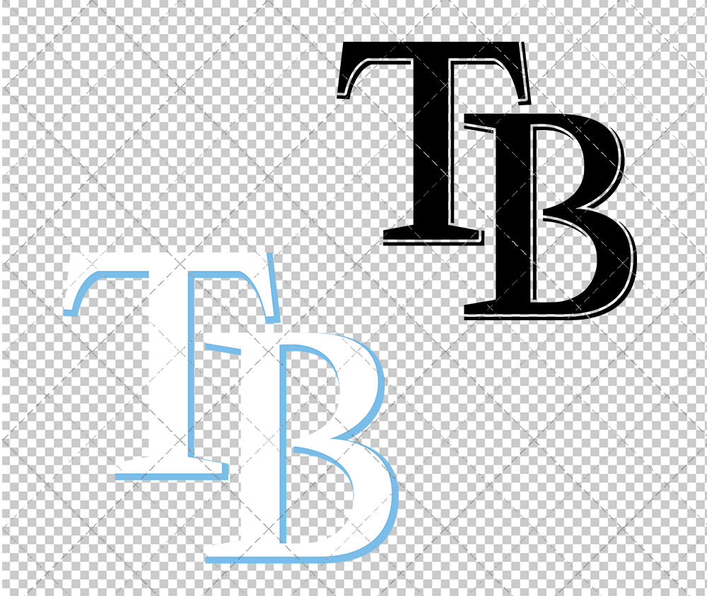 Tampa Bay Rays Cap 2008, Svg, Dxf, Eps, Png - SvgShopArt