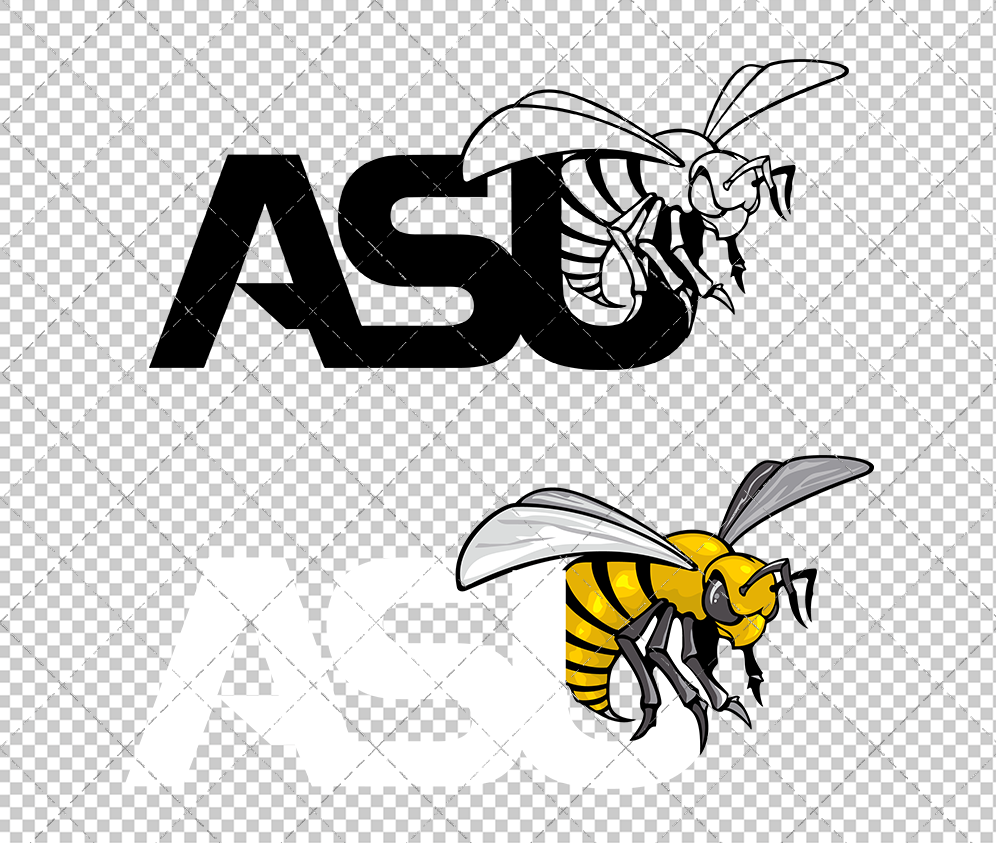 Alabama State Hornets Secondary 2001, Svg, Dxf, Eps, Png - SvgShopArt