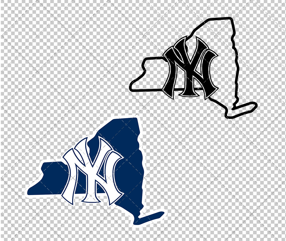 New York Yankees Concept 1968 003, Svg, Dxf, Eps, Png - SvgShopArt