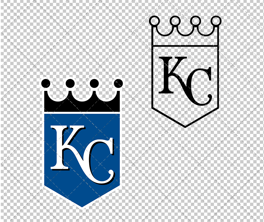 Kansas City Royals Alternate 2002 003, Svg, Dxf, Eps, Png - SvgShopArt