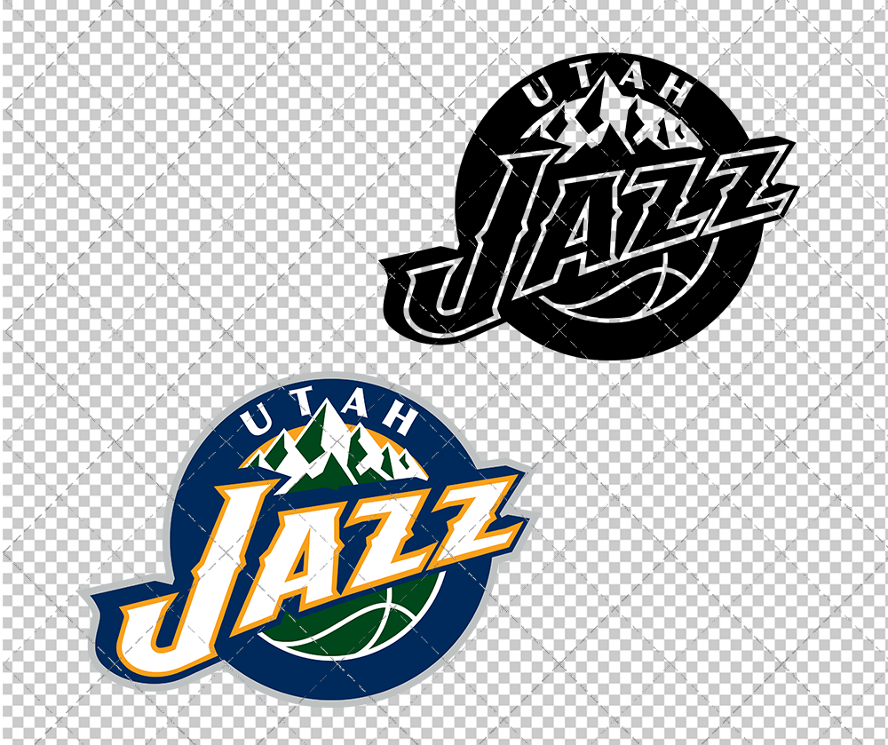 Utah Jazz 2010, Svg, Dxf, Eps, Png - SvgShopArt