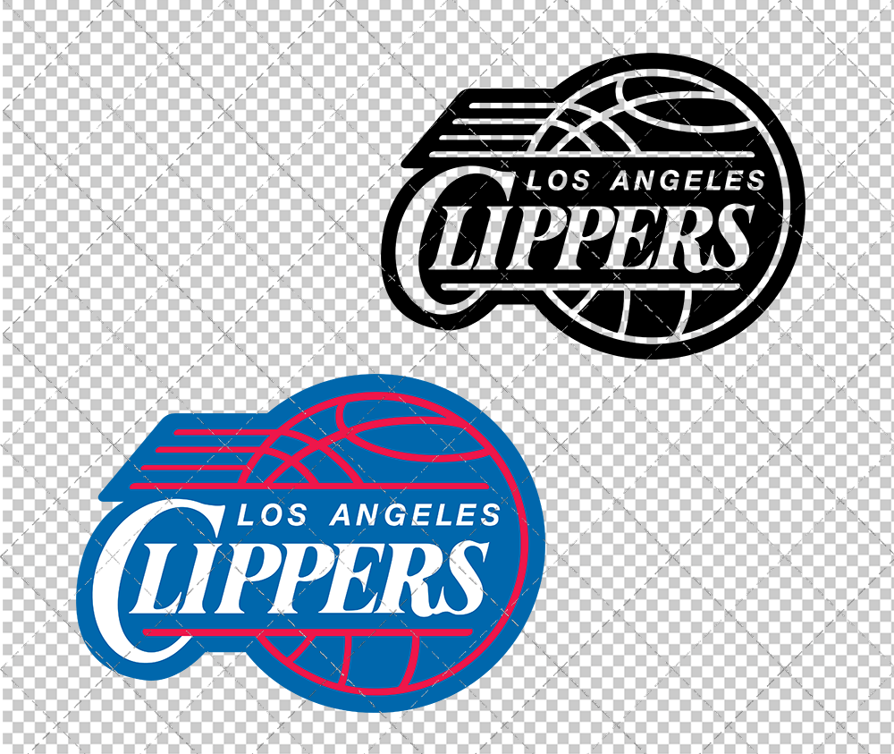 Los Angeles Clippers Alternate 1984, Svg, Dxf, Eps, Png - SvgShopArt