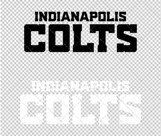 Indianapolis Colts Wordmark 2020 002, Svg, Dxf, Eps, Png - SvgShopArt