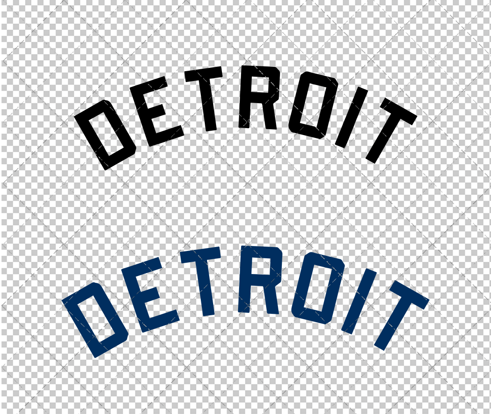 Detroit Tigers Jersey 1960 002, Svg, Dxf, Eps, Png - SvgShopArt