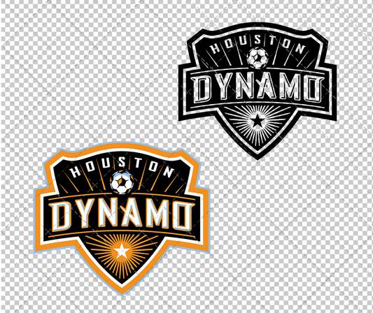 Houston Dynamo FC 2006, Svg, Dxf, Eps, Png - SvgShopArt