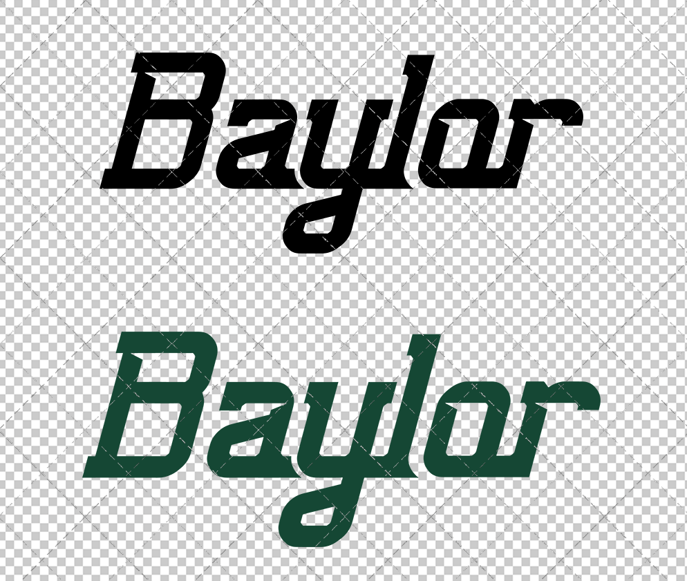 Baylor Bears Wordmark 2019 007, Svg, Dxf, Eps, Png - SvgShopArt