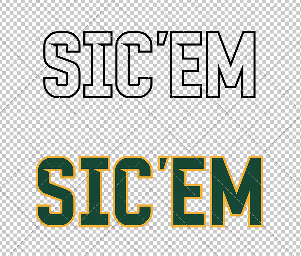 Baylor Bears Wordmark 2019 017, Svg, Dxf, Eps, Png - SvgShopArt