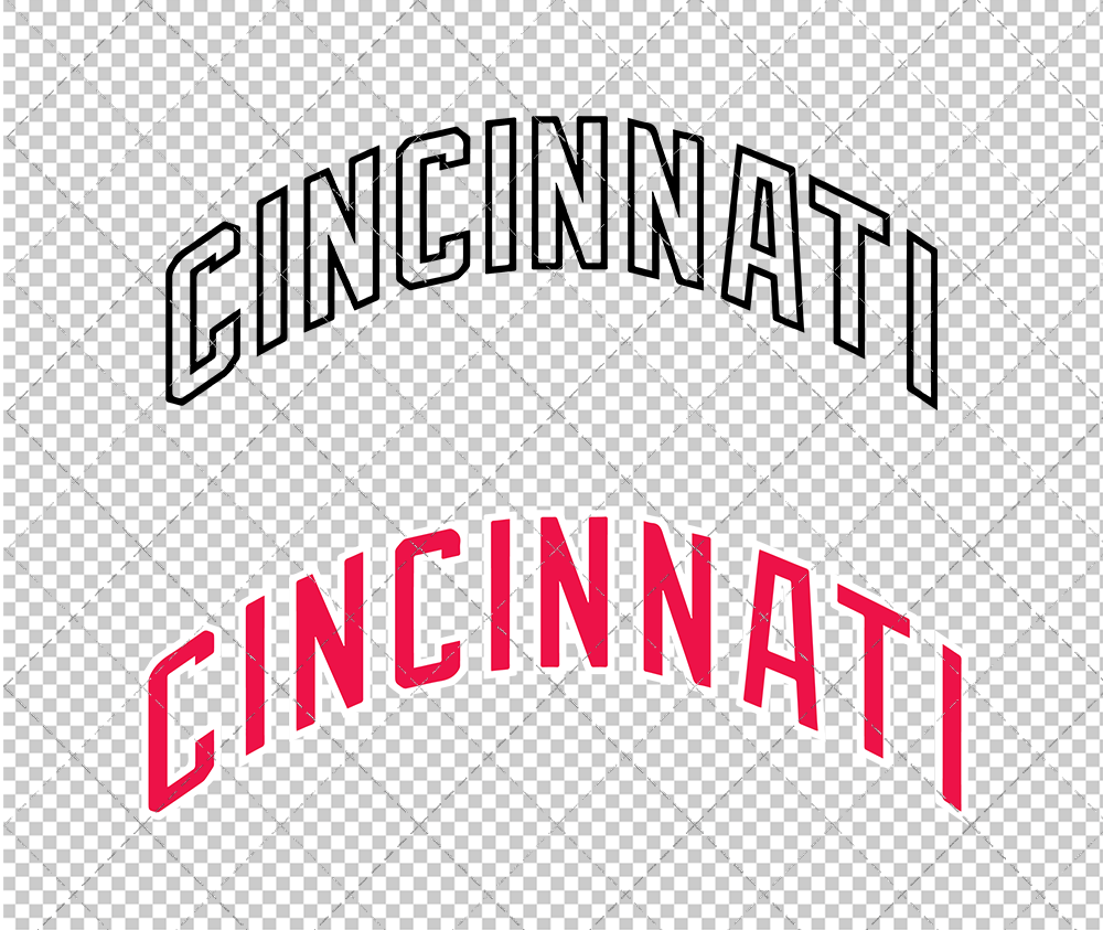 Cincinnati Reds Jersey 1988, Svg, Dxf, Eps, Png - SvgShopArt