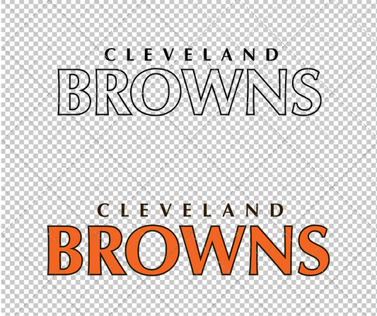 Cleveland Browns Wordmark 1999, Svg, Dxf, Eps, Png - SvgShopArt