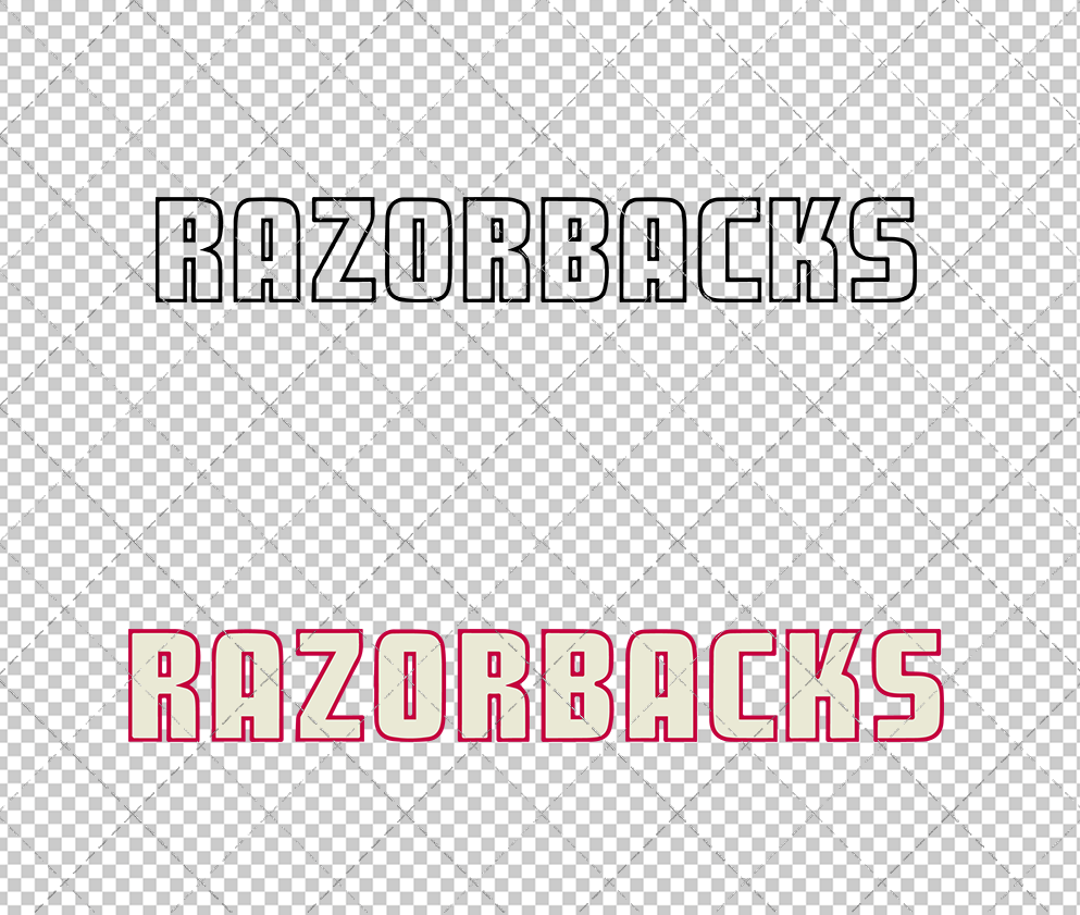 Arkansas Razorbacks Wordmark 1964 002, Svg, Dxf, Eps, Png - SvgShopArt