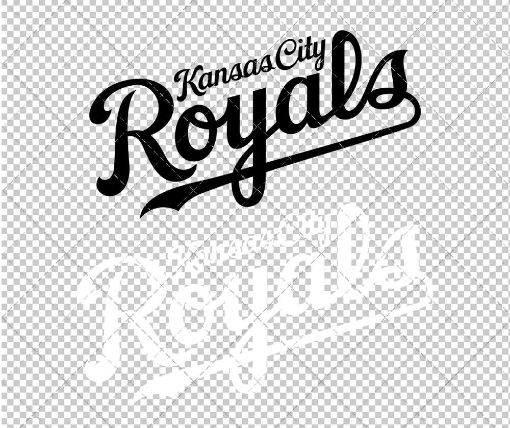 Kansas City Royals Wordmark 2010 002, Svg, Dxf, Eps, Png - SvgShopArt