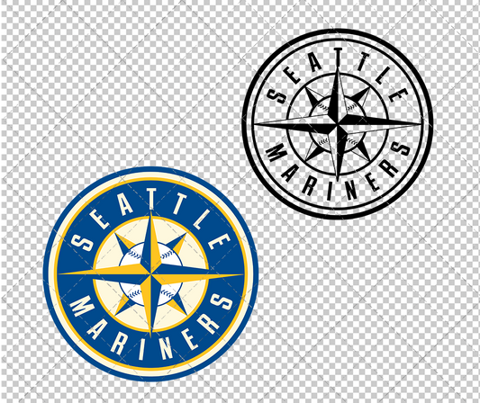 Seattle Mariners Alternate 2015, Svg, Dxf, Eps, Png - SvgShopArt