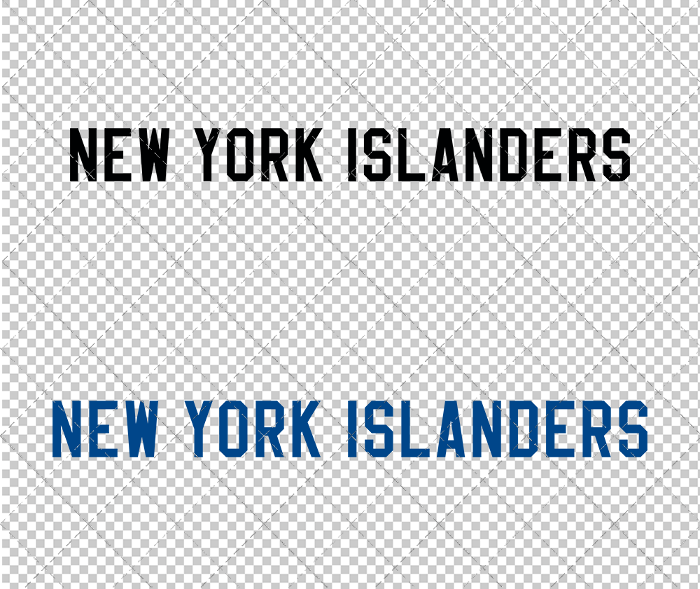 New York Islanders Wordmark Concept 2017, Svg, Dxf, Eps, Png - SvgShopArt