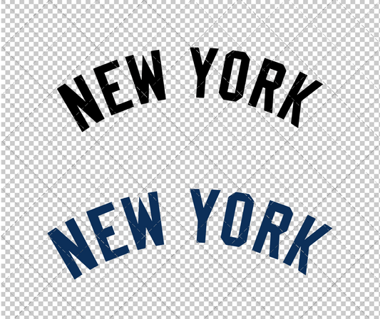 New York Yankees Jersey 1931, Svg, Dxf, Eps, Png - SvgShopArt