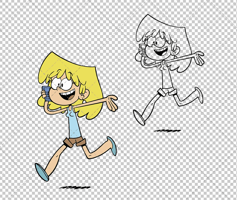 Lola Loud - The Loud House 002, Svg, Dxf, Eps, Png - SvgShopArt