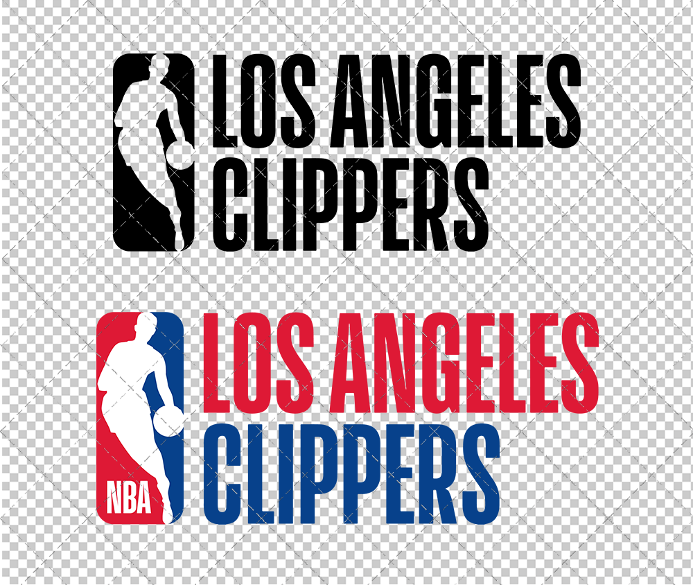 Los Angeles Clippers Misc 2017, Svg, Dxf, Eps, Png - SvgShopArt
